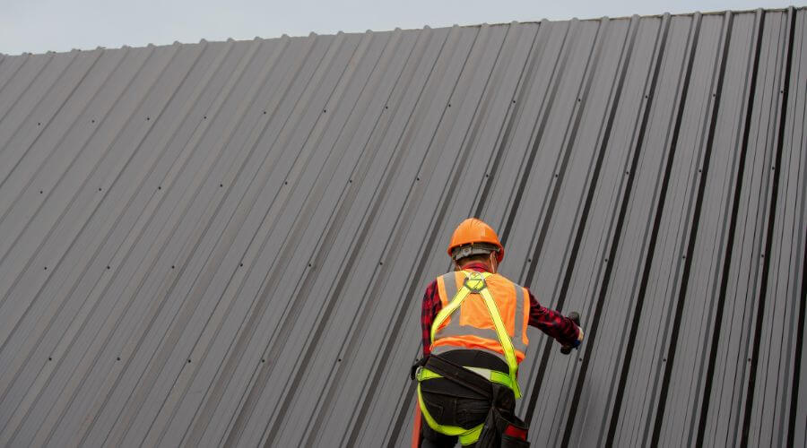 Professional metal roof installation services in Ghent, MN